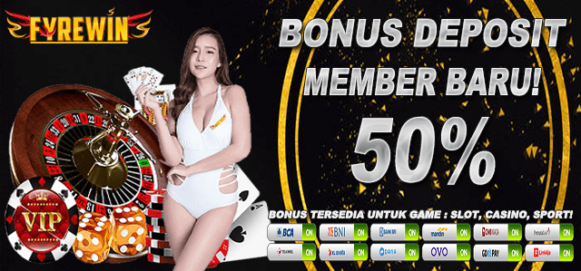Bonus member baru 50%